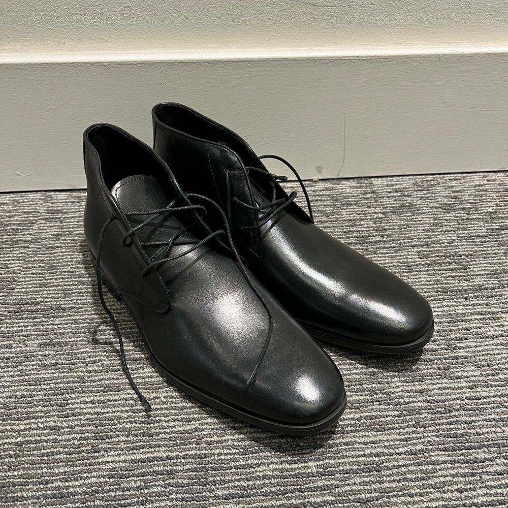 Men’s Florsheim Black Leather Dress Boot Size 11